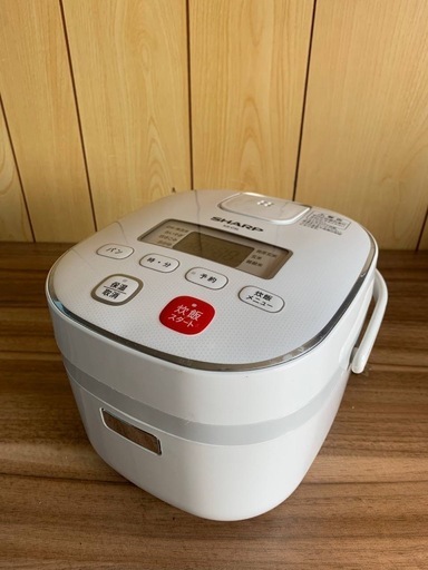 SHARP シャープ 炊飯器 KS-C5L-B 中古 取説付き ⭐️SHARPジャー炊飯器
