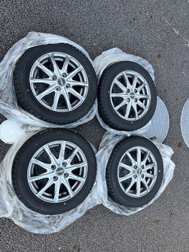 155/65R14 グッドイヤースタッドレスアルミホイール (toufu) 郡山富田のタイヤ、ホイールの中古あげます・譲ります｜ジモティーで不用品の処分