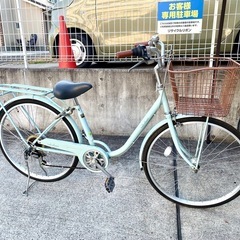 バレリアーノI マットブルー 26型 中古 自転車 買取 6段変速 バレリアーノI マットブルー 26型 中古 自転車 買取 6段変速