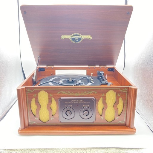 m1024601-30 COLUMBIA コロンビア レコードプレーヤー GP-17音響機器 オーディオ 音楽プレーヤー ジャンク品