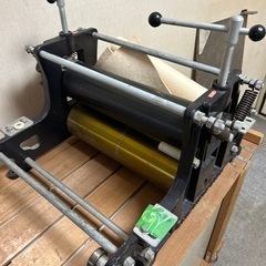 新日本造形　版画プレス機SR164   マップケース付き　未使用品