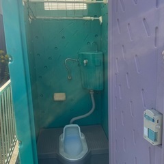 名古屋市港区発 簡易トイレ 水洗式トイレ 現場トイレ 畑