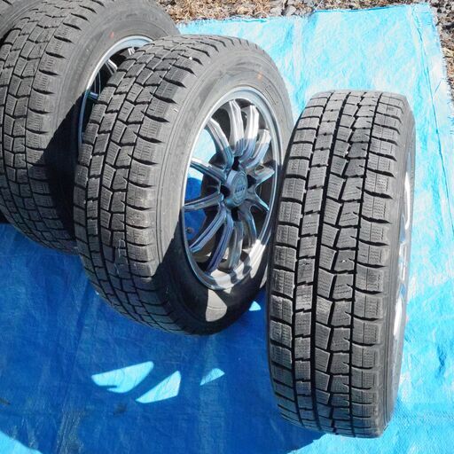 中古スタッドレスタイヤ廉価でお譲りします タイヤ、ホイール 
