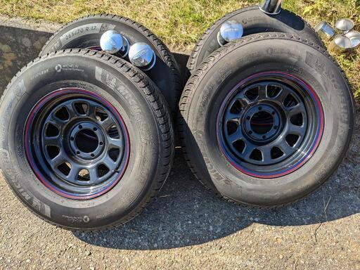 【新品・送料込】スタッドレス　ホイール4本 265/70R17 FJクルーザー 新品・送料込】スタッドレス265/70R17ホイール4本 FJクルーザー fj