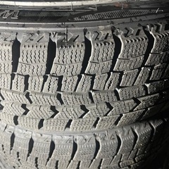 13インチ　走行50キロ未満　社外ホイール　スタッドレス