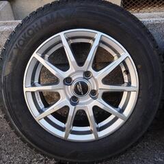 横浜スタッドレス175/70R14　ig50＋　エイテック　シュナイダー pcd100 inset38 4本セット