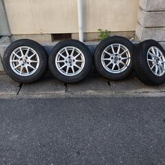 横浜スタッドレス175/70R14　ig50＋　エイテック　シュナイダー pcd100 inset38 4本セット