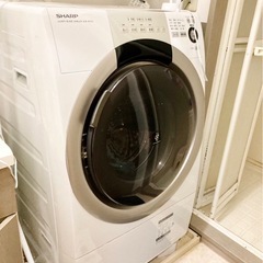 【お問合せが多くご返信お待ちください】SHARP ドラム式洗濯機