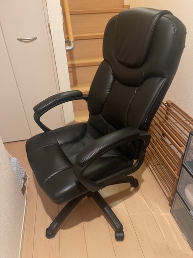 オフィスチェア　定価44,000　バウヒュッテ　ハイバックチェア　bauhutte　ゲーミングチェア　美品