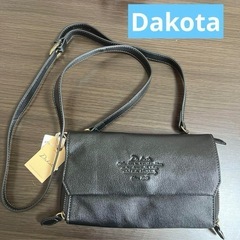 新品 タグ付き Dakota 黒 レザー バッグ プリンセス ショルダーバッグ