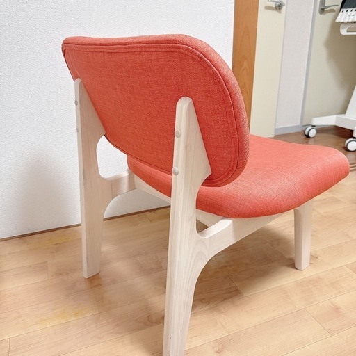 ニトリ　NITORI　リラックス ワイド チェア　オレンジ　ファブリック リラックスワイドチェアー 椅子/オレンジ ニトリ NITORI リラックス