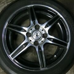 185/55r15 軽用アルミ付き4本夏タイヤセット