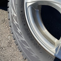 ブリヂストンVRX2 155/65R13 アルミホイール付き