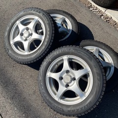 ブリヂストンVRX2 155/65R13 アルミホイール付き