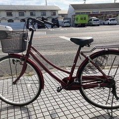 【26インチ自転車】変速なし　タイヤ状態良好❗️どなたにも乗りやすい自転車❗️若林自転車　膳所店　SALE中❗️
