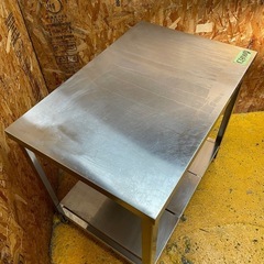 C(6769)作業台 ステンレス台 ステンレス作業台 収納棚 W900D600H800 厨房 業務用 店舗用 飲食店 直接取引き歓迎 大阪