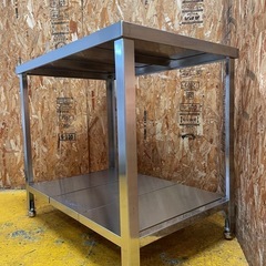C(6769)作業台 ステンレス台 ステンレス作業台 収納棚 W900D600H800 厨房 業務用 店舗用 飲食店 直接取引き歓迎 大阪