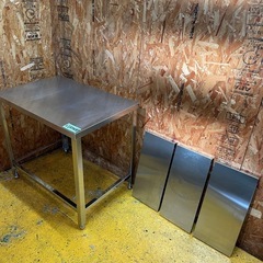 C(6769)作業台 ステンレス台 ステンレス作業台 収納棚 W900D600H800 厨房 業務用 店舗用 飲食店 直接取引き歓迎 大阪