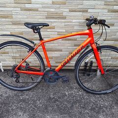 引取限定 中古 限定生産カモメ K-045 クロスバイク 8段変速 防犯登録込 引取限定 中古 限定生産カモメ K-045 クロスバイク 8段変速 防犯登録込