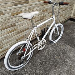 中古自転車 6段変速 415MM ミニベロ軽整備済み 防犯登録対応 町田市 相模原