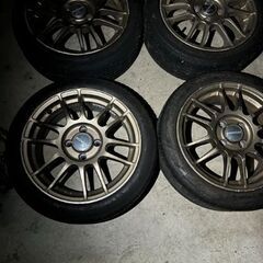 エンケイ15インチホイールタイヤつき