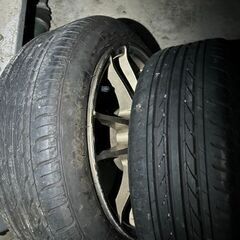 エンケイ15インチホイールタイヤつき