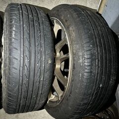 エンケイ15インチホイールタイヤつき