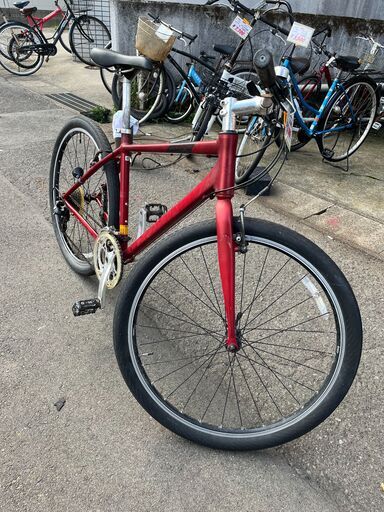 Giantマウンテンバイク 赤と黒 RTX 27.5インチ タイヤイボ付きです