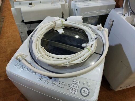 【愛品館 市原店】SHARP　2019年製　8.0洗濯機　ES-GV8D　【愛市I4S033121-104】 愛品館 市原店】SHARP 2019年製 8.0洗濯機 ES-GV8D 【愛市