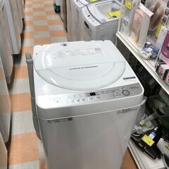 洗濯機 シャープ ES-GE6B 2018年製 W(幅)56.5cm×D(奥行き)53.5
