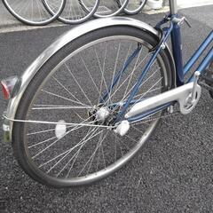 中古自転車3330 27インチ 3段ギヤ LEDオートライト キッキーと