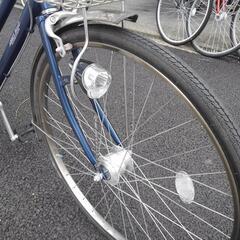 中古自転車3330 27インチ 3段ギヤ LEDオートライト キッキーと