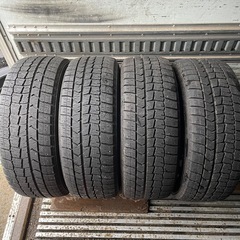 バリ山 DUNLOP ダンロップ WM02 215/55R17 スタッドレス タイヤ 2020年