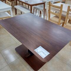 ☆ジモティ割あり☆ 昇降式こたつダイニングテーブル 茶 H56～72×D80×