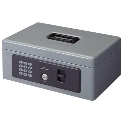 ほぼ新品】手提金庫PLUS CASH BOX CB-030HL (563) 八王子のオフィス用 