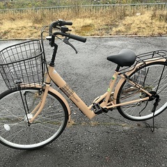 ママチャリ 自転車 JOYOUS イオンバイク オートライト 変速付き！