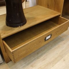 川崎市宮前区リサイクルオフ】 関家具 ハンガーラック付シェルフ 