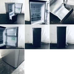 ID:re11138 三菱 MITSUBISHI 冷蔵庫 一人暮らし 中古 2023年製 2ドア 146L マットチャコール ファン式 右開き MR-P15H-H  【リユース品：状態B】【送料無料】【設置費用無料】