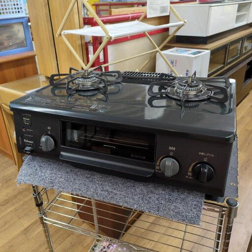 J075★ ｸﾞﾘﾙ使用感★2020年製★パロマ★都市ガスコンロ★水無し片面焼きグリル