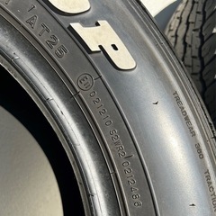 【小牧市発】美品★ハイラックスブラックエディション純正タイヤ4本セット!! ダンロップ265/60R18 AT25