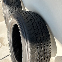 【小牧市発】美品★ハイラックスブラックエディション純正タイヤ4本セット!! ダンロップ265/60R18 AT25