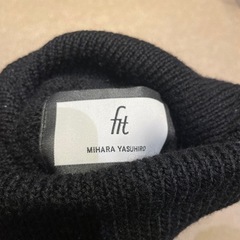 MIHARA YASUHIRO 厚手 ハイネック ニット 黒