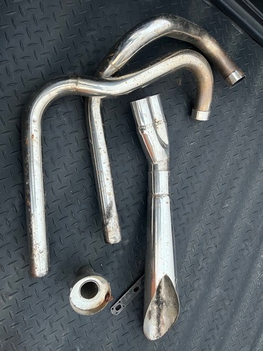 キ*ツ様 GS400mistyクロス管 １回着用 サイレンサー未使用。 GS400クロス管 GS400mistyクロス管 1回着用 サイレンサー未使用