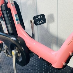 0789ブリヂストン3人乗り20インチ子供乗せ電動アシスト自転車