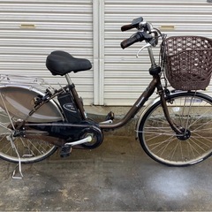 509 パナソニック新機種電動アシスト自転車viviDX24インチブラウンボディー