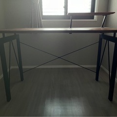 オフィスデスク モニター台付 - 机 