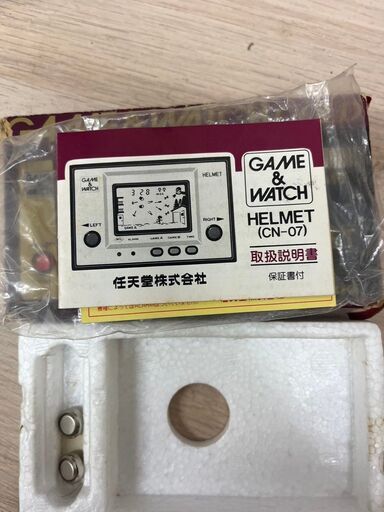 D-265】任天堂 ゲームウォッチ GOLD MANHOLE マンホール MH-06 空箱 取