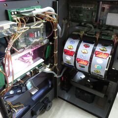 パチスロ実機 スーパーブラックジャック コイン使用 ドアキー・設定 