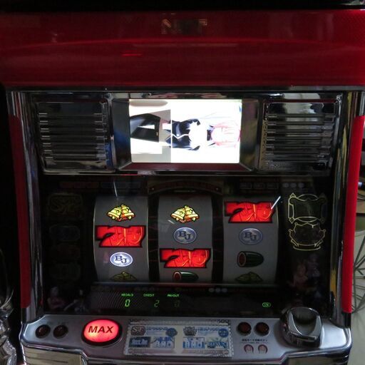 パチスロ実機 スーパーブラックジャック コイン使用 ドアキー・設定