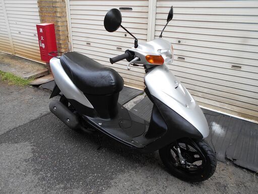 レッツ2 2スト CA1PA ヘッドライト・バッテリー・前タイヤ・シート